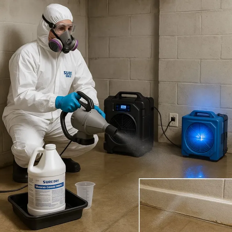 Sanitization and Odor Removal process in Spring Ridge, MD