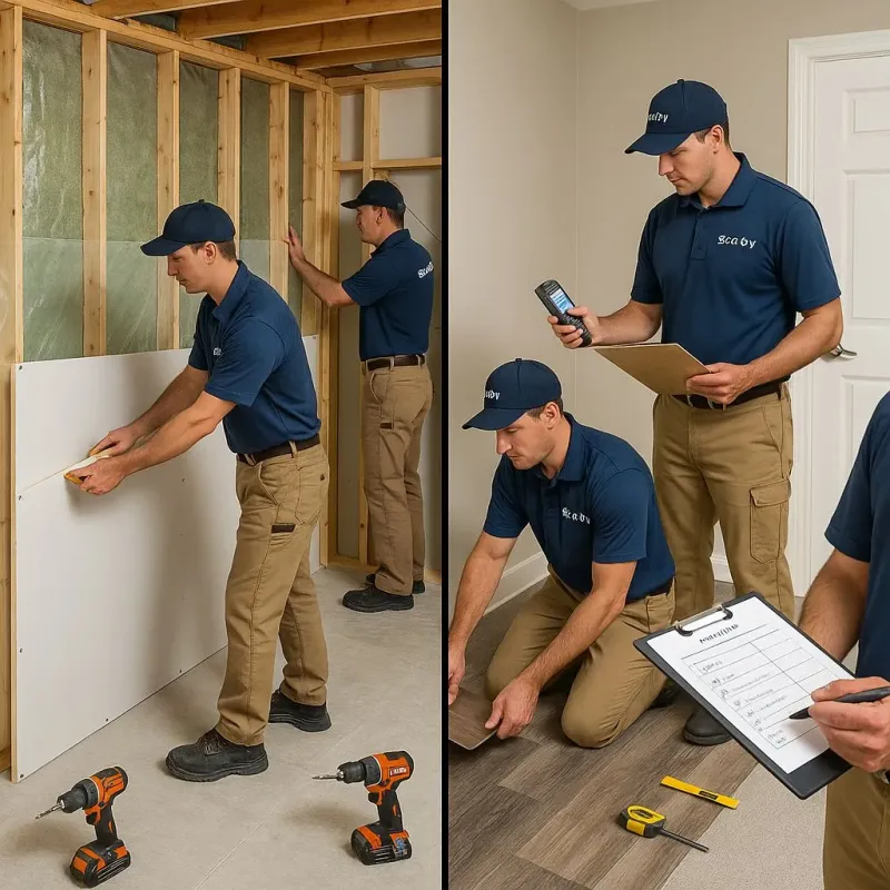 Repairs and Reconstruction process in Spring Ridge, MD